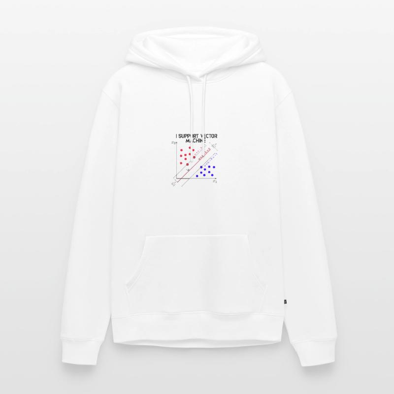 I Support Vector Machines Machine Learning - Data Men’s Premium Organic Hoodie