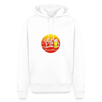 Aint No Laues, Where You're Drinkin' With The - Männer Premium Bio Hoodie - Weiß - Vorne - Nico (187cm)