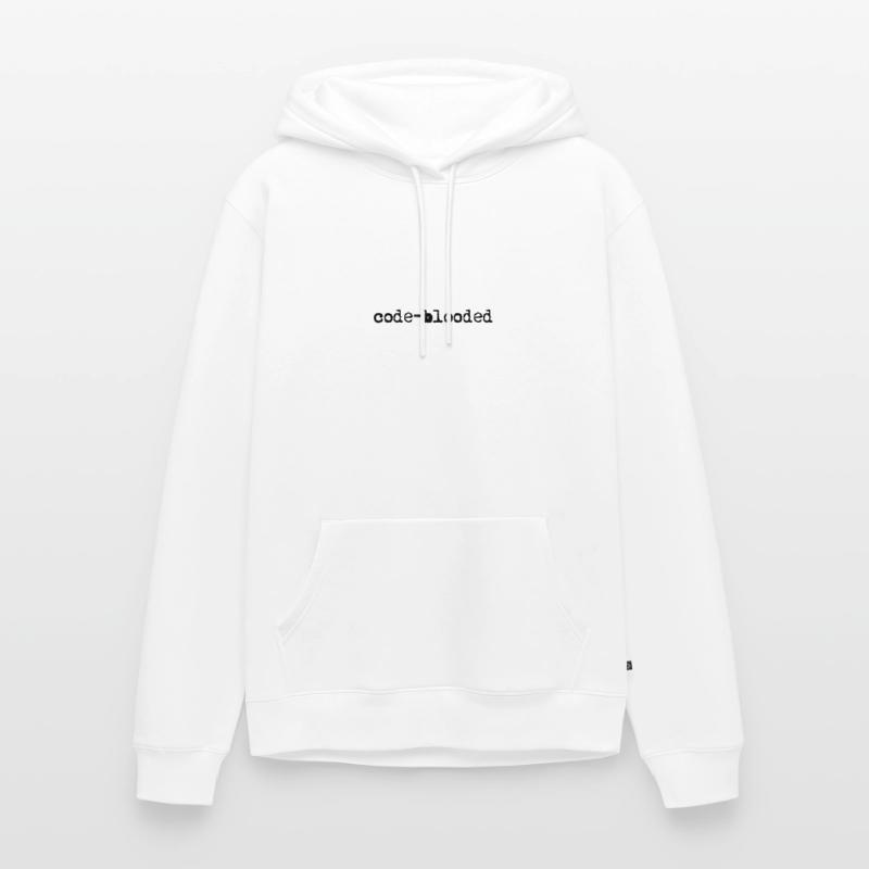 Funny Code-Blooded Programming Coding - Data Web Men’s Premium Organic Hoodie