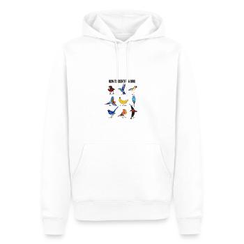 How to identify a bird - Birds Photo Wildlife - Men’s Premium Organic Hoodie - white - Front - Nico (187cm)