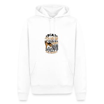 Lieber Papa Danke, dass du mein Papa bist, wenn einige - Männer Premium Bio Hoodie - Weiß - Vorne - Nico (187cm)