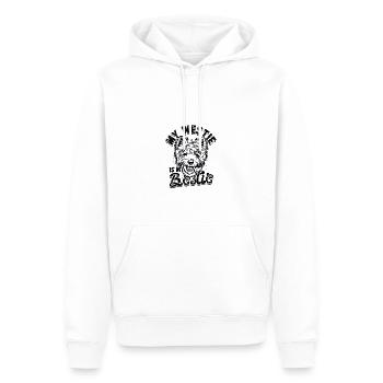 Mein Westie ist mein Bestie - Hundeliebhaber - Männer Premium Bio Hoodie - Weiß - Vorne - Nico (187cm)