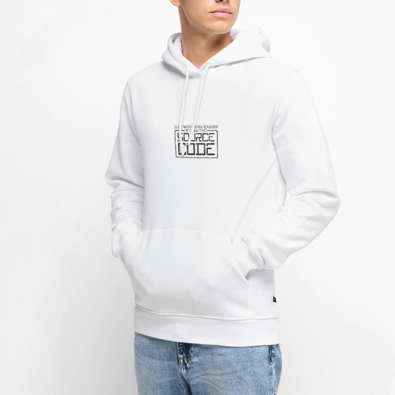 La vie serait plus facile si j’avais le code source - Sweat à capuche Premium bio Homme