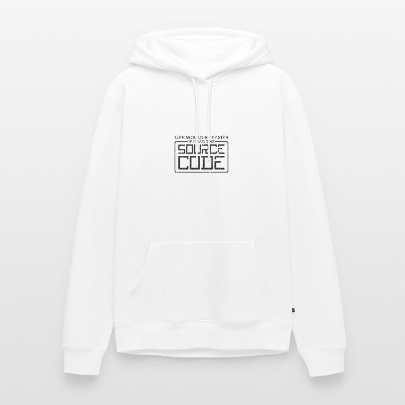 La vie serait plus facile si j’avais le code source - Sweat à capuche Premium bio Homme