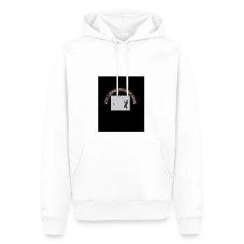 Angel Spruche Tshirt - Männer Premium Bio Hoodie - Weiß - Vorne - Nico (187cm)