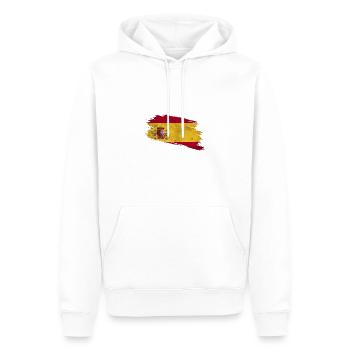 Spanische Flagge Design für stolze Spanier - Männer Premium Bio Hoodie - Weiß - Vorne - Nico (187cm)