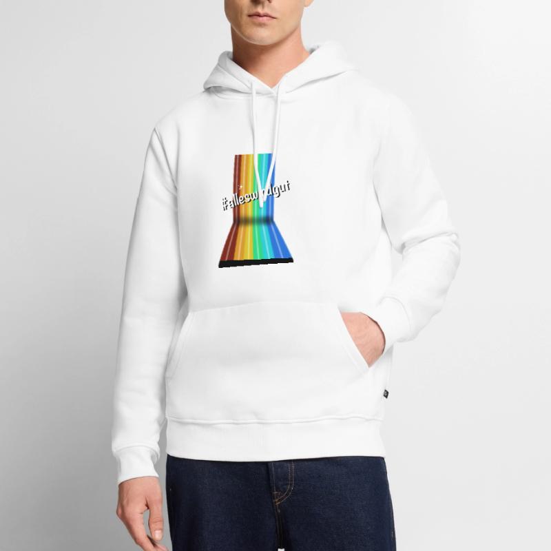 #alleswirdgut Alles wird gut Spruch Statement Männer Premium Bio Hoodie
