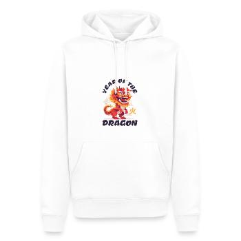 Nouvel An chinois Dragon Vietnam I Cadeau - Sweat à capuche Premium bio Homme - blanc - Devant - Nico (187cm)