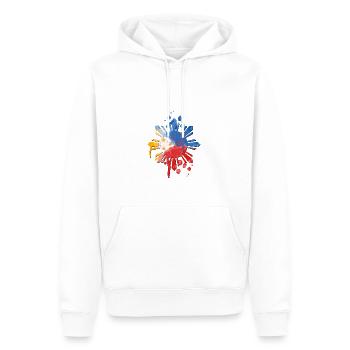 Philippines drapeau philippin fierté je cadeau - Sweat à capuche Premium bio Homme - blanc - Devant - Nico (187cm)