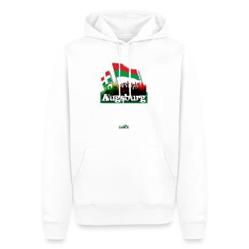 augsburg all4one - Men’s Premium Organic Hoodie - white - Front - Nico (187cm)