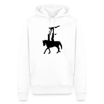 Voltigieren Gruppe Kür - Männer Premium Bio Hoodie - Weiß - Vorne - Nico (187cm)