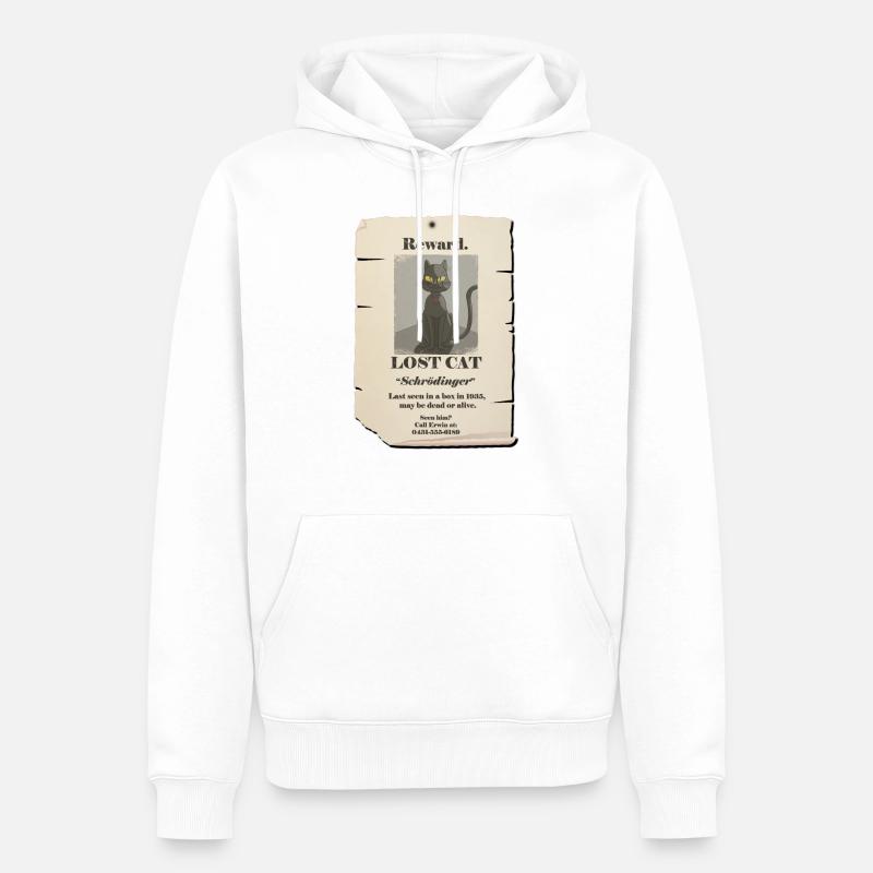 catfinal - Männer Premium Bio Hoodie - Weiß