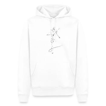 Violine, Musik, Musiker, Geiger - Männer Premium Bio Hoodie - Weiß - Vorne - Nico (187cm)