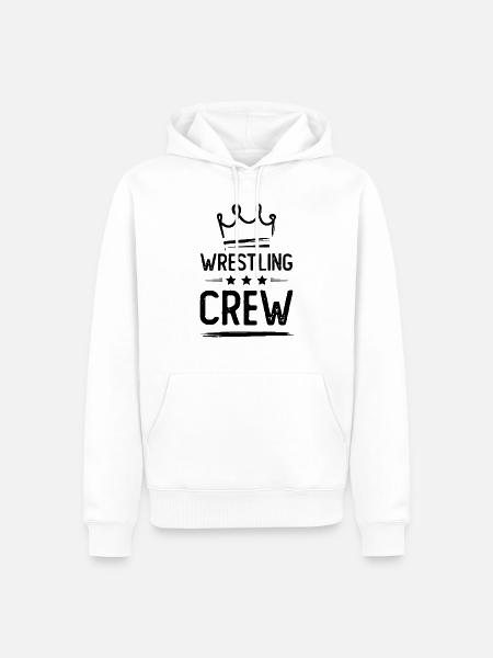 Wrestling Crew - Männer Premium Bio Hoodie - Weiß
