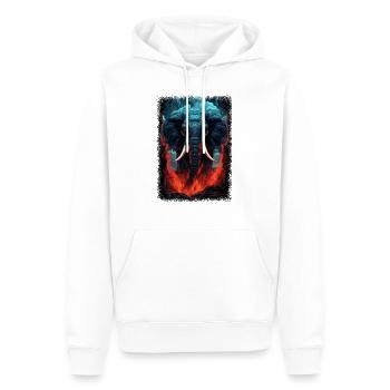 birthday africa cool beach pineapple quotes animal - Männer Premium Bio Hoodie - Weiß - Vorne - Nico (187cm)