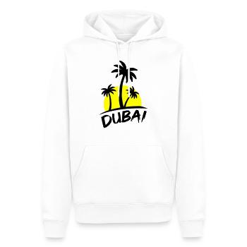 dubai - Männer Premium Bio Hoodie - Weiß - Vorne - Nico (187cm)