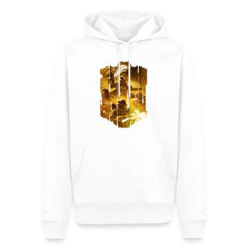 computer pc game technology gamer gaming modern - Men’s Premium Organic Hoodie - white - Front - Nico (187cm)