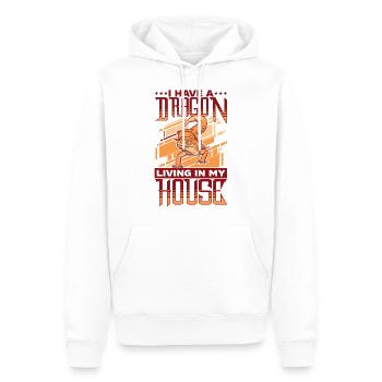 Léopards lézards Reptiles Terrarium - Sweat à capuche Premium bio Homme - blanc - Devant - Nico (187cm)