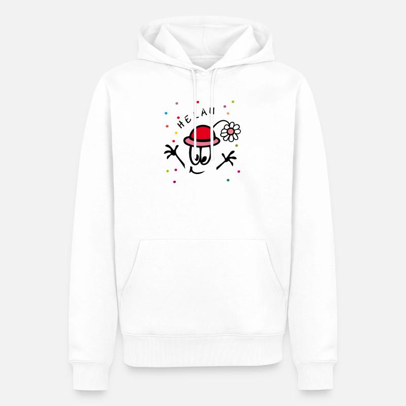 Carnaval, Carnaval, Bande dessinée - Sweat à capuche Premium bio Homme - blanc
