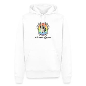 Drama Queen Regenbogenkrone - Männer Premium Bio Hoodie - Weiß - Vorne - Nico (187cm)