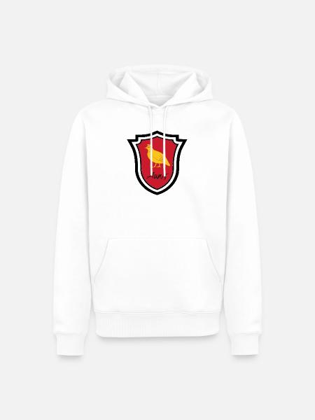 Aunis - Men’s Premium Organic Hoodie - white