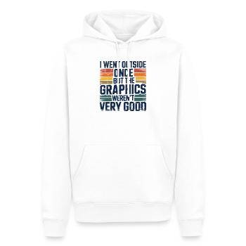  Vintage Gamer-PC game Computer zocken VR HEADSET - Männer Premium Bio Hoodie - Weiß - Vorne - Nico (187cm)