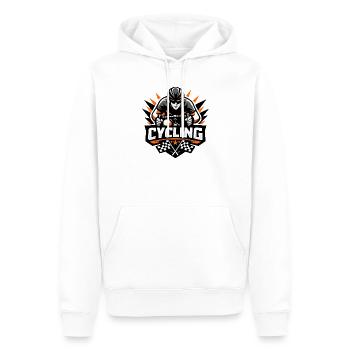 Radfahren No Quit Ride Straßenradrennen Ausdauer - Männer Premium Bio Hoodie - Weiß - Vorne - Nico (187cm)