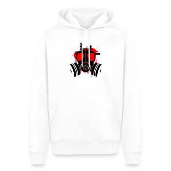 death is everywhere - Männer Premium Bio Hoodie - Weiß - Vorne - Nico (187cm)