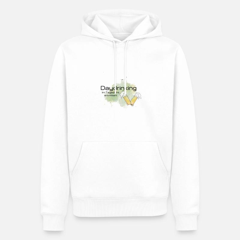 Daydrinking Wipp - Männer Premium Bio Hoodie - Weiß