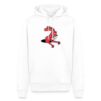 Hase Loch Monster Böse gefräßig Halloween Sabber - Männer Premium Bio Hoodie - Weiß - Vorne - Nico (187cm)