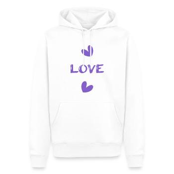 PAAR. ICH HABE GERADE GEHEIRATET. Junggesellinnenabschied. VALENTINSTAG. MARIES - Männer Premium Bio Hoodie - Weiß - Vorne - Nico (187cm)
