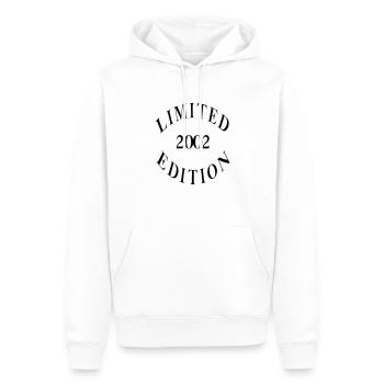 Édition limitée 2002 - Sweat à capuche Premium bio Homme - blanc - Devant - Nico (187cm)