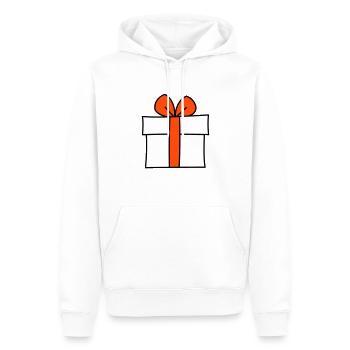 Geschenk dreifarbig - Männer Premium Bio Hoodie - Weiß - Vorne - Nico (187cm)