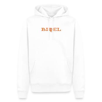 BIQEL - Männer Premium Bio Hoodie - Weiß - Vorne - Nico (187cm)