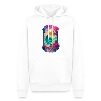 Beautiful Asian Landschaft - Männer Premium Bio Hoodie - Weiß - Vorne - Nico (187cm)