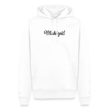 mahlzeit - Männer Premium Bio Hoodie - Weiß - Vorne - Nico (187cm)