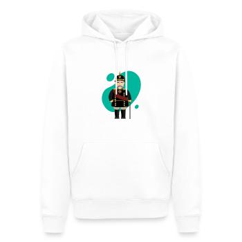 Portrait d’Otto von Bismarck - Sweat à capuche Premium bio Homme - blanc - Devant - Nico (187cm)
