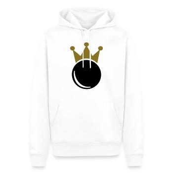 Kegeln - Männer Premium Bio Hoodie - Weiß - Vorne - Nico (187cm)