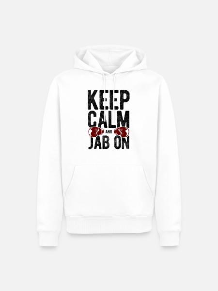 Boxsport Boxing - Männer Premium Bio Hoodie - Weiß
