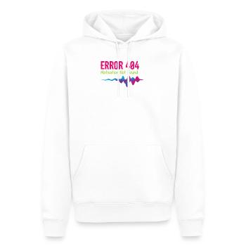 Erreur 404 Motivation non trouvée - Sweat à capuche Premium bio Homme - blanc - Devant - Nico (187cm)