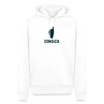 Corse / Korsika - Männer Premium Bio Hoodie - Weiß - Vorne - Nico (187cm)