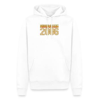 Original 2006 Retro Vintage - Men’s Premium Organic Hoodie - white - Front - Nico (187cm)