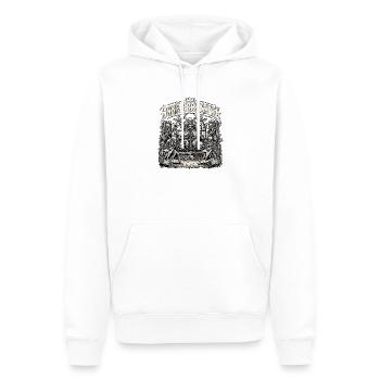 Heavy Metal Skelett Band - Männer Premium Bio Hoodie - Weiß - Vorne - Nico (187cm)