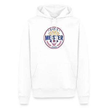 Darts Champion 2026, Winner Shirt, Hoodie, Cap, Bag - Men’s Premium Organic Hoodie - white - Front - Nico (187cm)