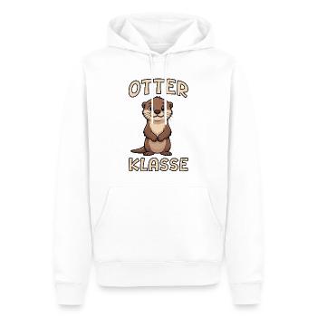 Otter Klasse süßes Otter Einschulung Schüler Tier - Männer Premium Bio Hoodie - Weiß - Vorne - Nico (187cm)
