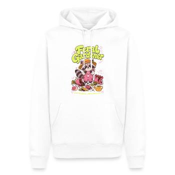 Plantes de jardinage biologique Feral Gardener - Sweat à capuche Premium bio Homme - blanc - Devant - Nico (187cm)