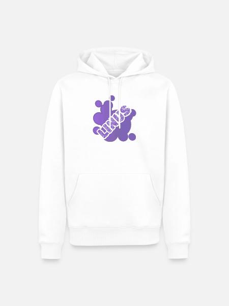 Tier Linus - Männer Premium Bio Hoodie - Weiß