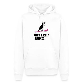 Hockey Feldhockey Hockeysport Hockeyspieler - Männer Premium Bio Hoodie - Weiß - Vorne - Nico (187cm)