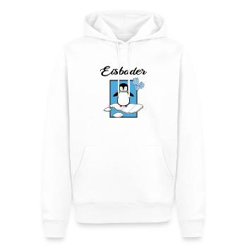 Eisbader Winterbaden Eisloch Kältetherapie Eisbad - Männer Premium Bio Hoodie - Weiß - Vorne - Nico (187cm)