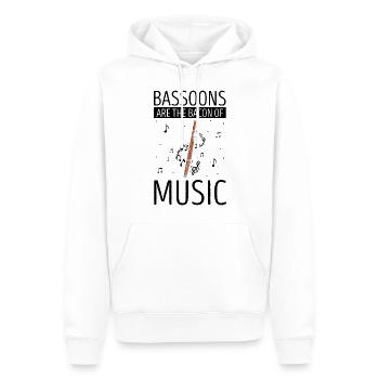 Fagottist für Fagottorchester und Fagottist - Männer Premium Bio Hoodie - Weiß - Vorne - Nico (187cm)